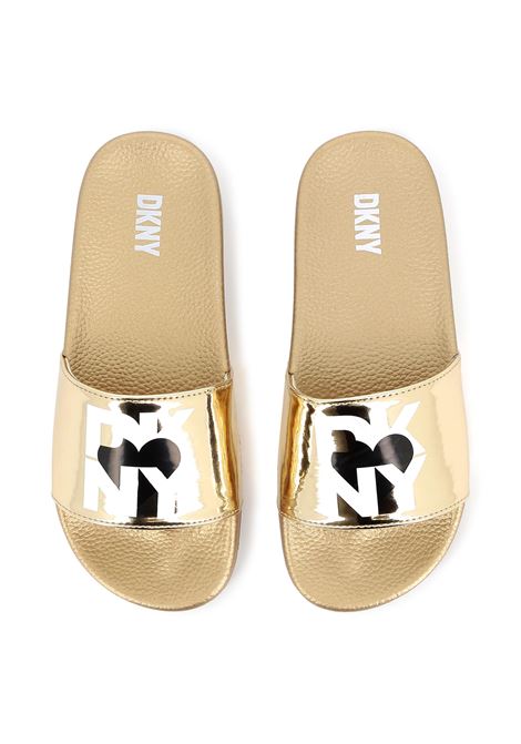 Ciabatte con logo DKNY KIDS | D62093560